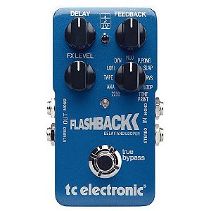 Pedal Flashback Delay e Looper TC Electronic Para Guitarra