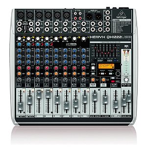 Mesa de Som Analógica com 12 Canais QX1222USB Behringer Bivolt