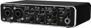 Interface de Áudio UMC204HD USB MID Behringer