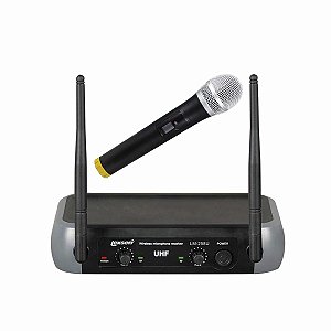 Microfone Sem Fio LM58U Lexsen UHF 1 Canal Frequência Fixa