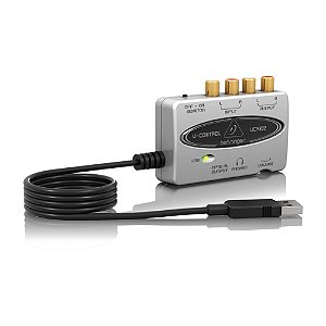 Interface de Áudio UCA202 USB Behringer