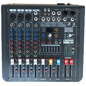 Mesa de Som Analógica MP410 4 Canais K-Audio
