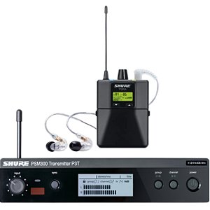 Sistema de Monitoramento In-Ear PSM300 Shure P3TARRA215CL-K12
