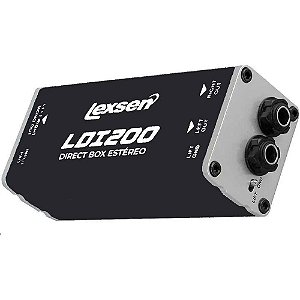 Direct Box Estéreo Passivo Lexsen LDI200