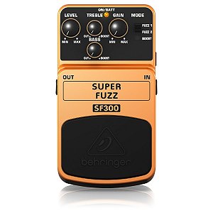 Pedal Para Guitarra Behringer SF300 Com Efeito Fuzz