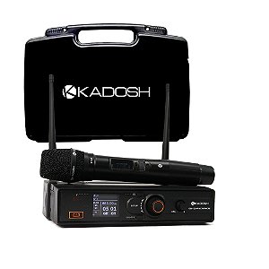 Sistema de Microfone Kadosh Sem Fio Dinâmico K501M B5 (560-590MHz)