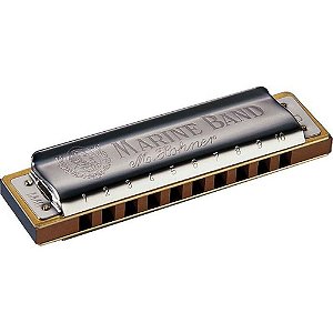Gaita De Boca Hohner Harmônica  Marine Band 1896/20 A (LA)