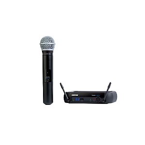 Sistema de Microfone Shure PGXD24/PG58-X8 Sem Fio Digital