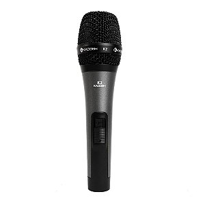 Microfone Kadosh K2 Dinâmico Cardioide Com Cachimbo e Bag
