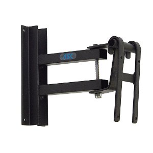 Suporte Para Caixa De Som Com Inclinação Na Vertical (0 a 30 Graus + Rotação) ASK CP10 Preto