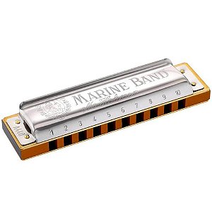 Gaita de Boca Harmônica Hohner Marine Band 1896/20 G (SOL)