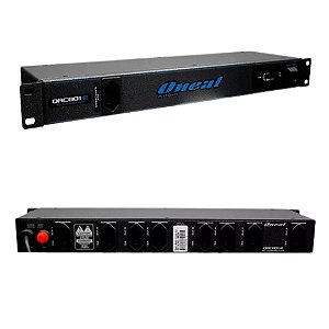 Regua de Energia Oneal OAC801 E10 c/ 8 Tomadas 1 Frontal