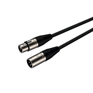 Cabo de Linha Roxtone SMXX200L10 com Conexão Canon Macho Canon Fêmea 10 Metros