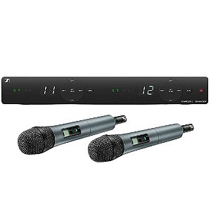 Microfone Sennheiser XSW1-835-DU Sem Fio de Mão Duplo