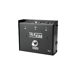 Pedal Talk Back SAS TBLC Com Led Com Trava Preto