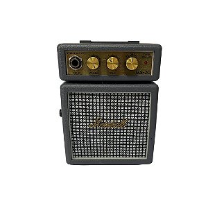 Mini Cubo Marshall MS-2C Cor Cinza (Só funciona a Bateria) - OUTLET