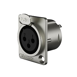 Conector De Painel Fêmea XLR 3P Wireconex