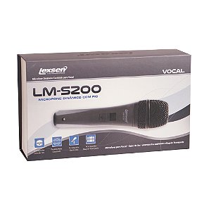 Microfone Com Fio, Vocais Cardioide, Cabo 3m Lexsen LM-S200