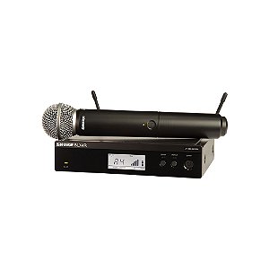 Sistema sem fio com microfone de mao BLX24RBR/SM58-M15 Shure