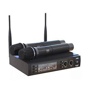 Microfone Sem Fio AKG WP300 de Mão Duplo