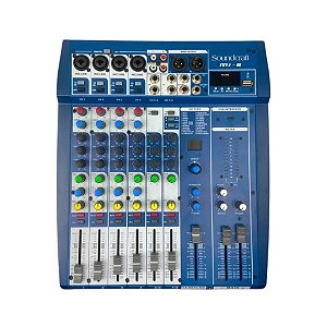 Mesa de Som Soundcraft MI8 Analógico com 8 Canais