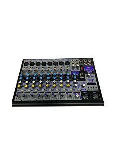 Mesa de Som Analógica Waldman de 12 Canais EFX e USB CP12FXU - OUTLET