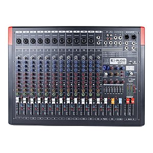 Mesa De Som K-Audio MP12.4 Analógica 12 Canais - 4 Aux