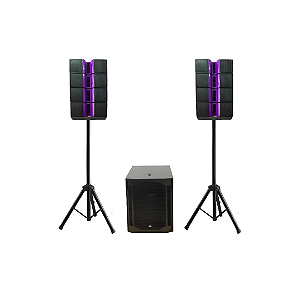 Caixa Amplificada Waldman 18 Sistema De Torre Ativo L2-18164