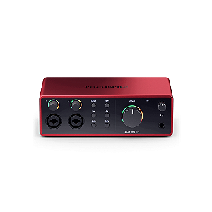 Interface De Áudio Focusrite Scarlett 4i4 4th Gen