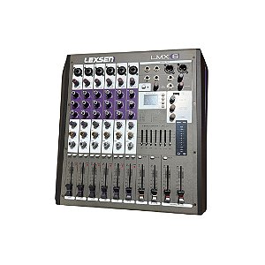 Mesa de Som Lexsen LMX6 MK2 6 canais