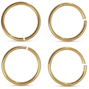 Mini Argola 10mm 24gr. - Ouro