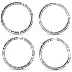Mini Argola 10mm 24gr. -  Prata