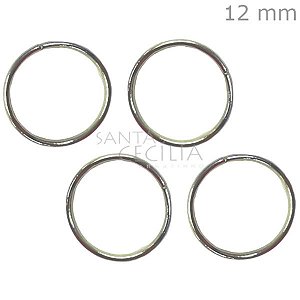 Mini Argola 12mm 24gr. - Prata