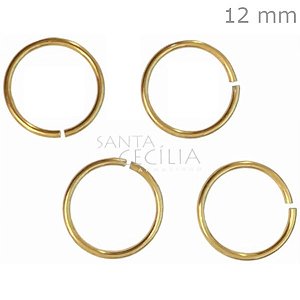 Mini Argola 12mm 24gr. - Ouro