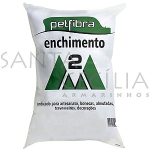 Enchimento Fibra 100% Poliéster Siliconada - 500g
