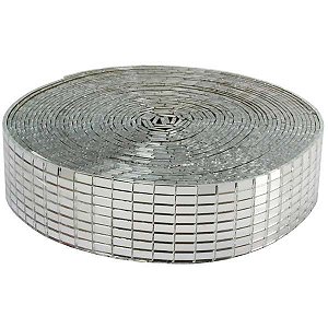 Fita Espelhada - 0,5 x 1,0 cm - 10 metros