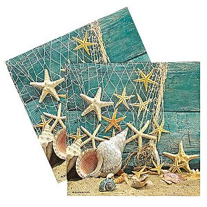 Guardanapo de Papel Decoupage 20 unid. Starfish 13310365