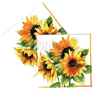 Guardanapo de Papel Decoupage 20 unid. Girasoli 13306555
