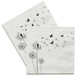 Guardanapo de Papel Decoupage 20 unid. Blowing Away Black 13316150