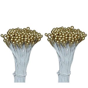 Pistilo Arame - 200 unid. -  Ouro - Ref. 429