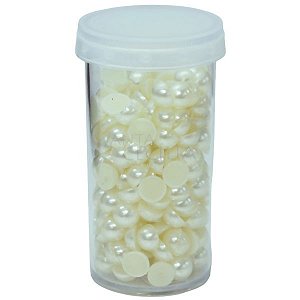 Meia Pérola 8mm - 35 gramas - Creme
