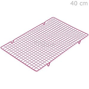 Grade para Resfriamento 40 x 25 cm Prime Chef - Rosa
