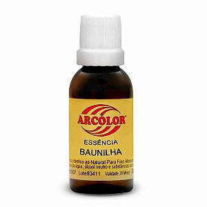 Essência de Baunilha Arcólor - frasco 30 ml