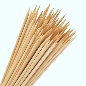 Espeto Churrasco de Bambu 80 unid. - Ref. PLC00