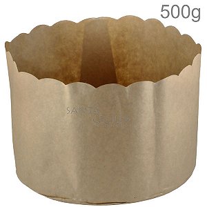 Forma para Panetone 500g Forneável 10unid