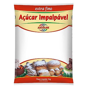 Açúcar Impalpável 1kg. Arcólor