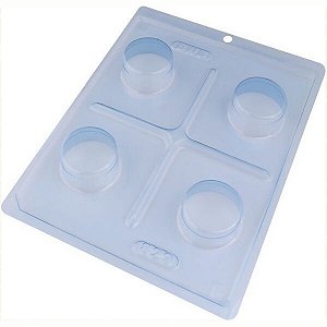 Forma de PVC com Silicone - Mini Pão de Mel Ref.829
