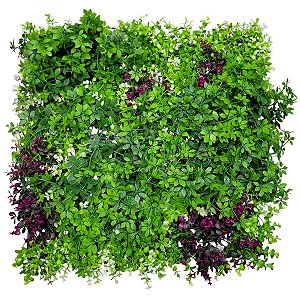 Placa de Folhagem Artificial 49x49 cm Ref. L010
