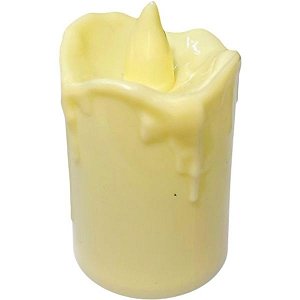 Vela LED Grande Creme