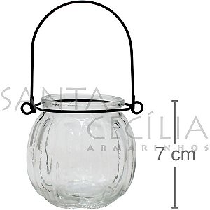 Potinhos para Lembrancinhas - Porta Vela com Alça Ref. 2987